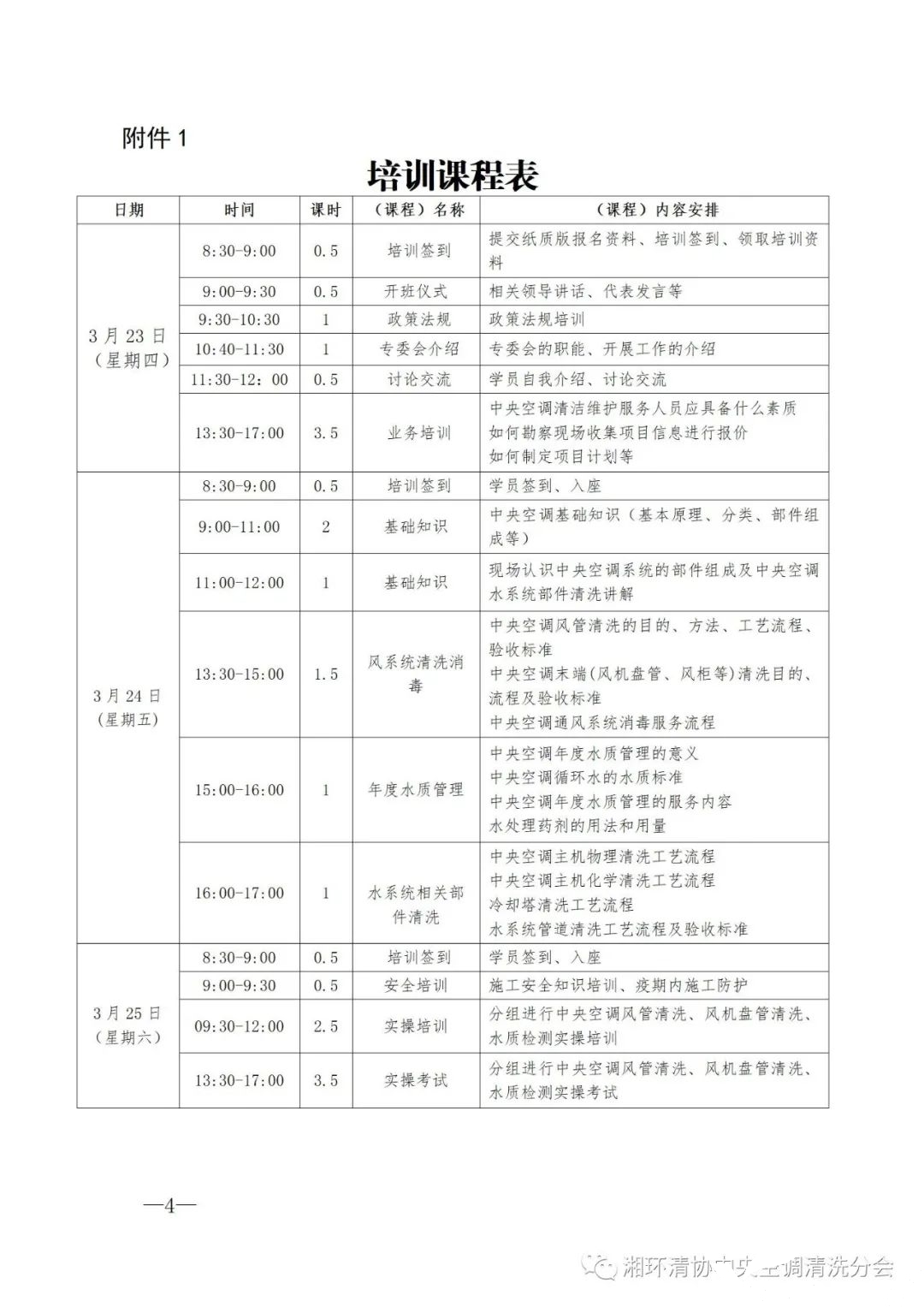 【重要通知】第二十二期湖南省集中空調清洗消毒職業技能培訓開班啦！(圖4)